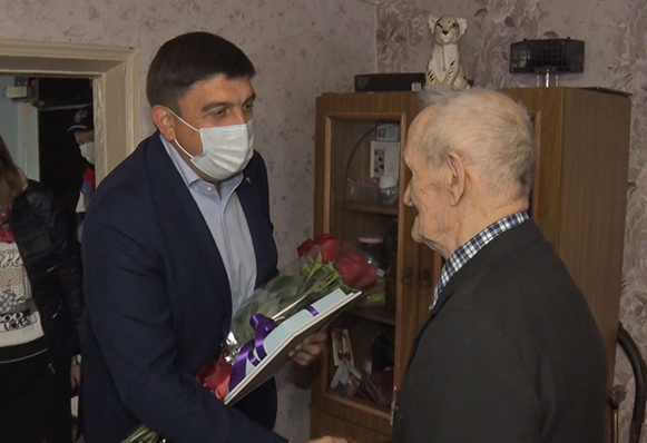 Ветеран Великой Отечественной войны Сергей Степанович Берсенев отметил 100-летний юбилей