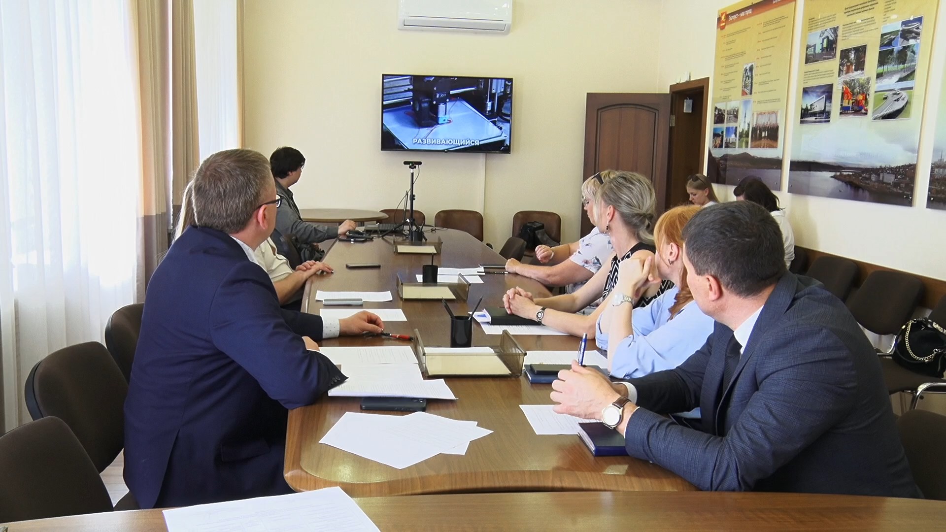Между городами-побратимами Златоустом и белорусским Жлобиным состоялся телемост