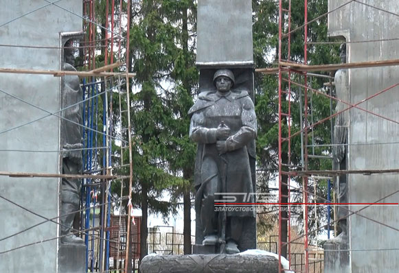 На Мемориале Славы работы возобновились
