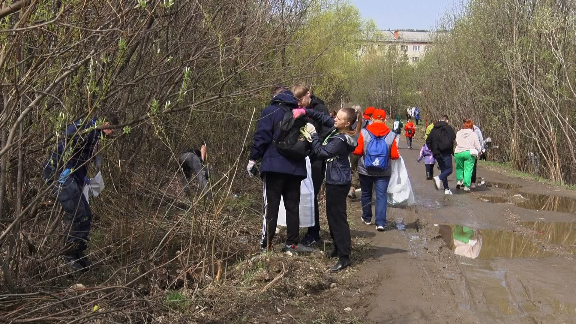 В рамках «Чистых игр» с берега городского пруда собрано более тонны мусора