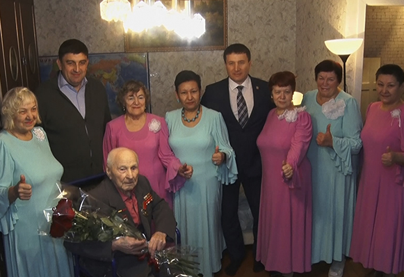 Златоустовский ветеран Великой Отечественной войны отметил 100-летний юбилей