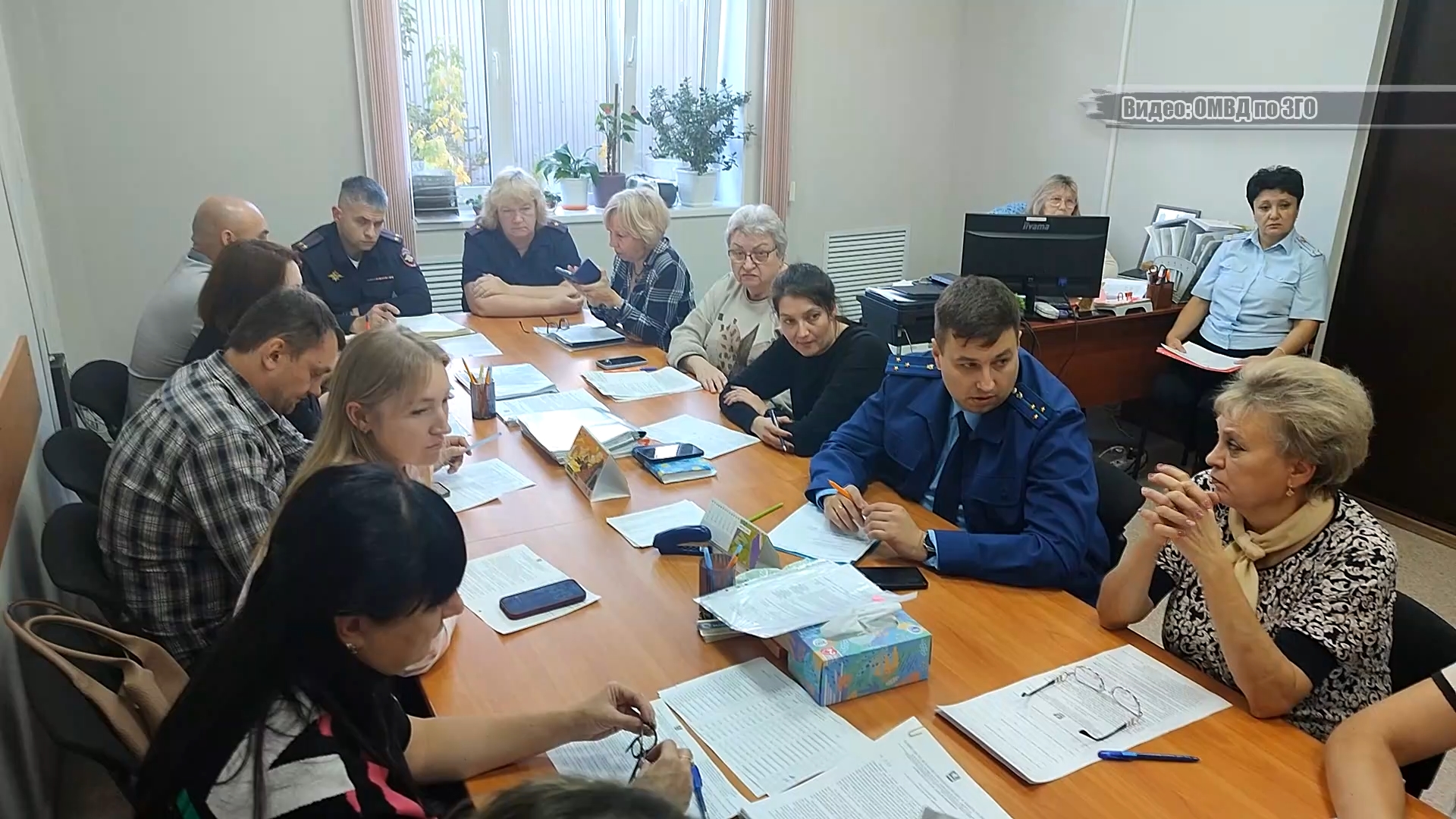 Главный полицейский Златоуста Сергей Гайнанов принял участие в заседании комиссии по делам несовершеннолетних
