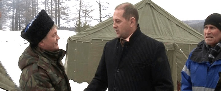Глава округа Вячеслав Жилин окунулся в иордань